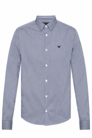 Logo-embroidered shirt, zdjęcie 1 Logo-embroidered shirt od Emporio Armani